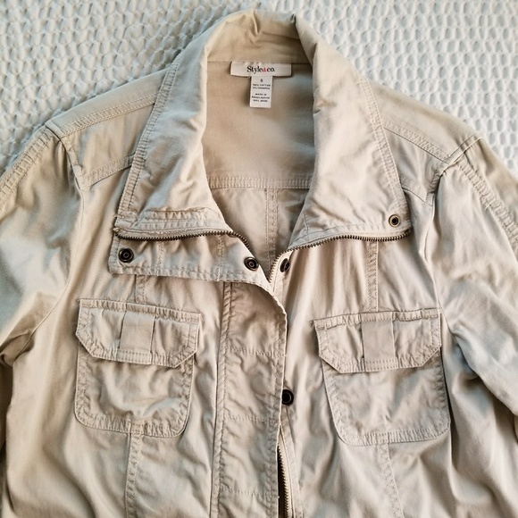 Style & Co. Stretchy Utility Jacket - Picture 2 of 8